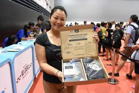 ms Sally Chua Lay Yen (above), with her Completer’s Kit.