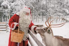(Above) The ‘one real Santa’ will be visiting United Square next week.