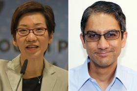 &quot;I hope that having had time to reflect on the matter, you will do the right thing and set a correct example for maintaining clean and honest politics in Singapore.&quot; - Leader of the House Grace Fu (left) in her letter to Workers&#039; Party Non-Constituency MP Leon Perera (right)