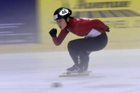 Singapore's short-track speed skater Cheyenne Goh will be making her Winter Olympics debut on Saturday.
