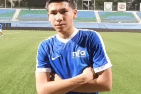 Singapore teen Ben Davis, 17, has been a trainee with Fulham academy since last year.