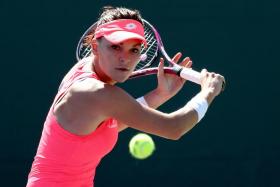 Agnieszka Radwanska, who won in Miami in 2012, had not posted back to back victories since January. 