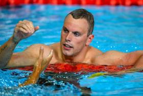 Australia&#039;s Kyle Chalmers after winning the men&#039;s 200m freestyle final