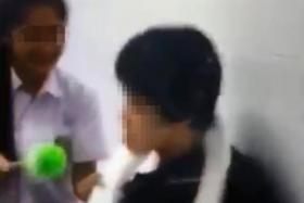 A video circulating online shows Assumption Pathway School students bullying a schoolmate. The school has taken action against the girls involved. 