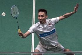 Lee Chong Wei is seeking a record 12th Malaysian Open title on Sunday.