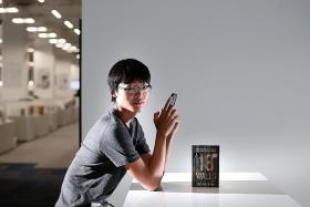 He penned first novel on his handphone during NS 