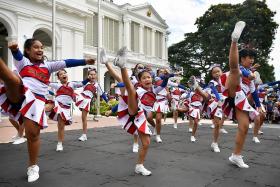 Families enjoy a fun day out at the Istana
