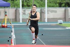 National pole vaulter Ang Guo Jun&#039;s delicate balancing act