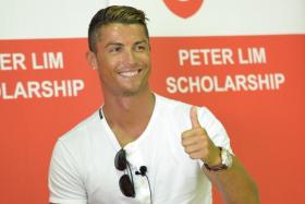 In 2013, Cristiano Ronaldo made an appearance at Crest Secondary School in support of the Singapore Olympic Foundation-Peter Lim Scholarship.