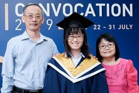 NTU student overcomes two brain haemorrhages to graduate