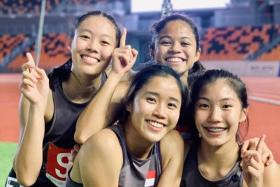 Singapore&#039;s young 4x100m team deliver surprise by breaking record