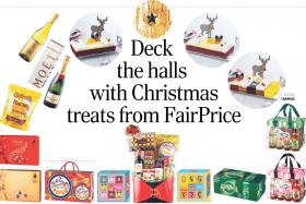 Deck the halls with Christmas treats from FairPrice