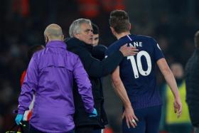 Jose Mourinho and Harry Kane