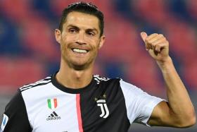 Juventus forward Cristiano Ronaldo scored his 22nd Serie A goal of the season when he converted a first-half penalty against Bologna on Monday. 