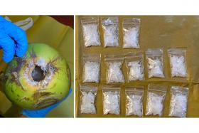 Ketamine found in coconut, three men arrested for drug activities