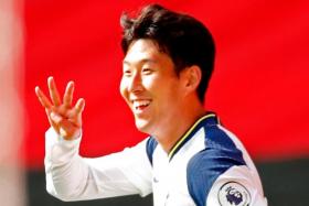All four goals by Son Heung-min (above) against Southampton were provided by Tottenham Hotspur teammate Harry Kane.