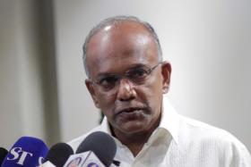 Law and Home Affairs Minister K. Shanmugam.