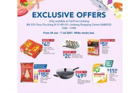 These offers are available only at FairPrice Limbang. 