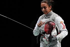 Olympics: Fencer Amita Berthier learns lesson after defeat on debut