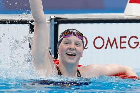 Tokyo 2020 delay helps US swimmer Lydia Jacoby, 17, win gold medal