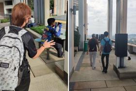 A multi-agency joint operation was conducted at SkyVille SkyGardens on Nov 14 after several residents expressed their concerns over maids gathering at the rooftop terrace of the HDB project.