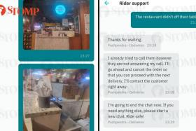 Food delivery rider warns of wasted trips to already-closed F&amp;B outlets that still took orders.