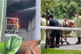 The SCDF was alerted to the fire at Block 512A Yishun Street 51 at about 1.50pm on Dec 19, 2021.