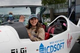 Belgian-British Zara Rutherford, 19, is bidding to become the youngest woman to fly solo around the globe.