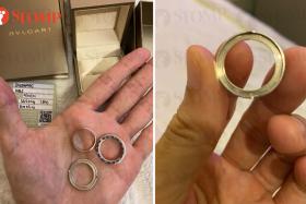 Have you seen an authentic Bulgari ring break into pieces?