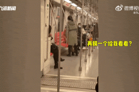 Woman in China slaps molester in train for over 3 minutes