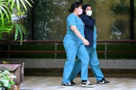 Muslim healthcare staff have been allowed to wear the tudung at work since November last year.