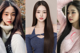 With her cat-eye makeup, full pout and cherubic features, Song Ji-a is said to resemble Blackpink’s Jennie.