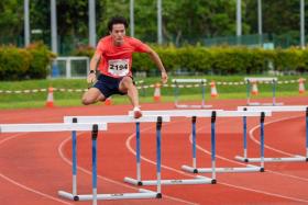 Calvin Quek clocked 51.73 seconds at the Singapore Athletics SEA Games Trial 2022 at the Home of Athletics on Feb 23, 2022. 
