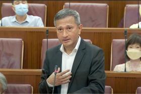 Another three Singaporeans have been evacuated from Ukraine, leaving six still in the country, said Foreign Minister Vivian Balakrishnan on March 3, 2022.
