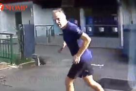 Driver wants apology from jogger who allegedly hit and spat at his car