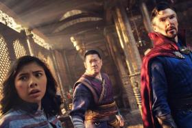 Doctor Strange In The Multiverse Of Madness starring Xochitl Gomez, Benedict Wong and Benedict Cumberbatch
