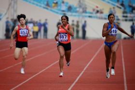 Singapore sprint queen Shanti Pereira captured her second women&#039;s 200m SEA Games gold medal at the My Dinh Stadium on Saturday (May 14), seven years after she won her first on home soil.