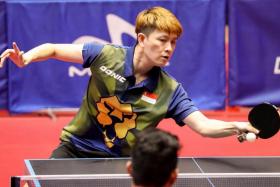 Clarence Chew fell 4-1 to home hope Nguyen Duc Tuan at the Hai Duong Gymnasium in front of a fervent Vietnamese crowd. 