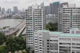 HDB said flat owners at Blocks 212 to 218 will be offered the same benefits as those under the Sers. ST PHOTO: ONG WEE JIN