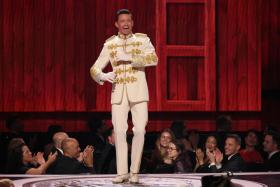 Hugh Jackman performs at the 75th Annual Tony Awards in New York City on June 12, 2022. 