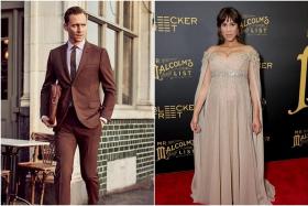 Tom Hiddleston's fiancee Zawe Ashton showed off her baby bump at a special screening of Mr Malcolm's List in New York on June 29, 2022. 

