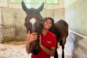 Fahmi Rosman did not have a fairytale start on Webster but he hopes the horse can give him a belated birthday present today. 