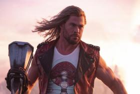Chris Hemsworth stars as the titular superhero in Thor: Love And Thunder. 