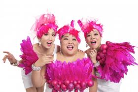 Come catch the steaming dollies! (From left) Jo Tan, Selena Tan and Pam Oei.