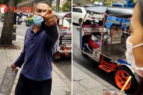Singaporean 'attacked' by Bangkok tuktuk driver over $6 fare: 'He stops halfway and turns violent'