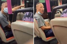'Diam diam': Bus passenger goes on expletive-filled rant after being asked to turn down music