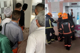 6 men carrying deceased get stuck in Jurong HDB lift