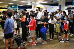 At 7.45am, SMRT in a Facebook post said train services from Yio Chu Kang to Canberra were slowly returning to normal. 