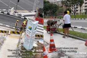 Woman treats migrant workers to bubble tea after seeing them help cyclist who fell