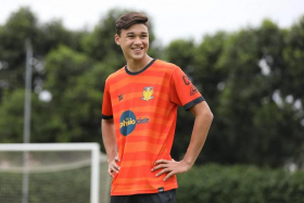 Hougang United U-17 footballer Iryan Fandi is hoping to became a professional footballer like his father and older brothers. 
